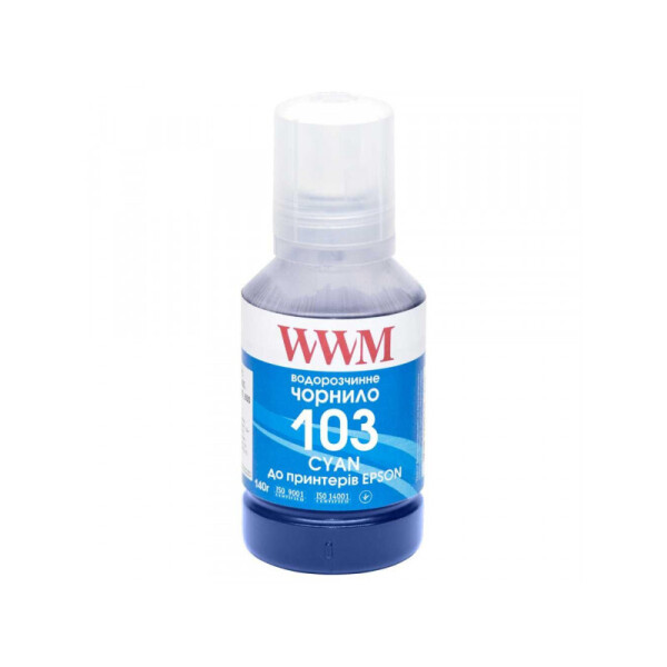 

Чернила WWM (E103C) 103 для Epson L3100/3110/3150 140г Cyan