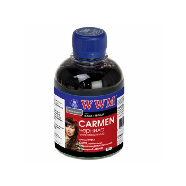 

Чернила WWM CARMEN (CU/B) для Canon 200г Black Водорастворимые универсальные