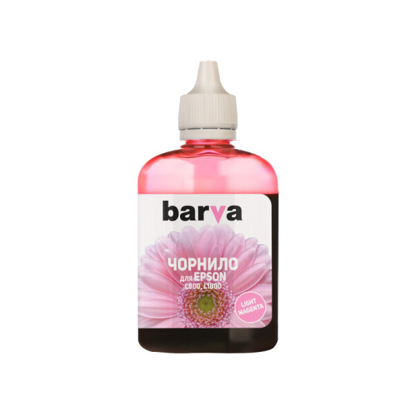 

Чернила Barva (L800-418) ДЛЯ фабрик печати EPSON L800/L810/L850/L1800 (T6736) LIGHT MAGENTA 90 г
