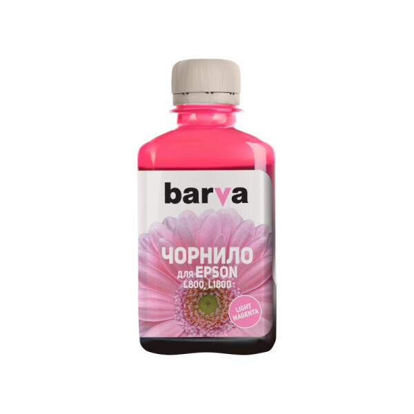 

Чернила Barva (L800-419) ДЛЯ фабрик печати EPSON L800/L810/L850/L1800 (T6736) LIGHT MAGENTA 180 г