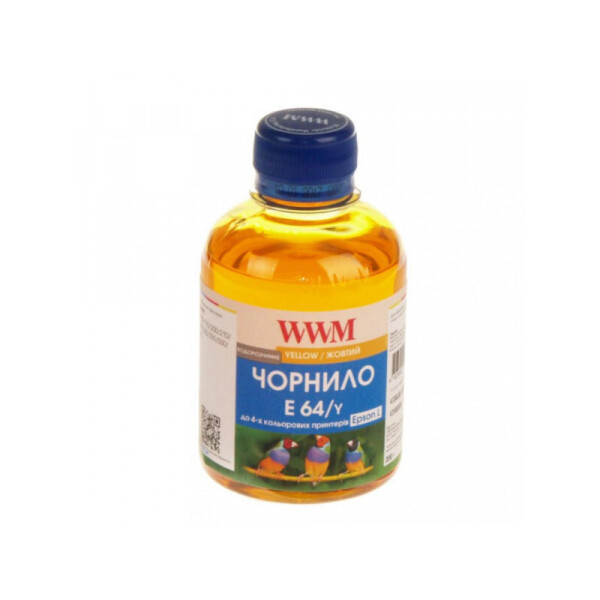 

Чернила WWM (E64/Y) для Epson L110/L210/L355 200г Yellow Водорастворимые