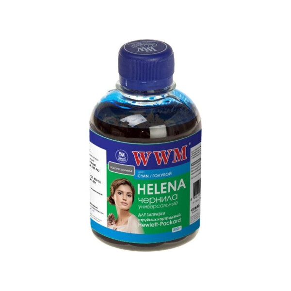 

Чернила WWM HELENA (HU/C) для HP 200г Cyan Водорастворимые универсальные