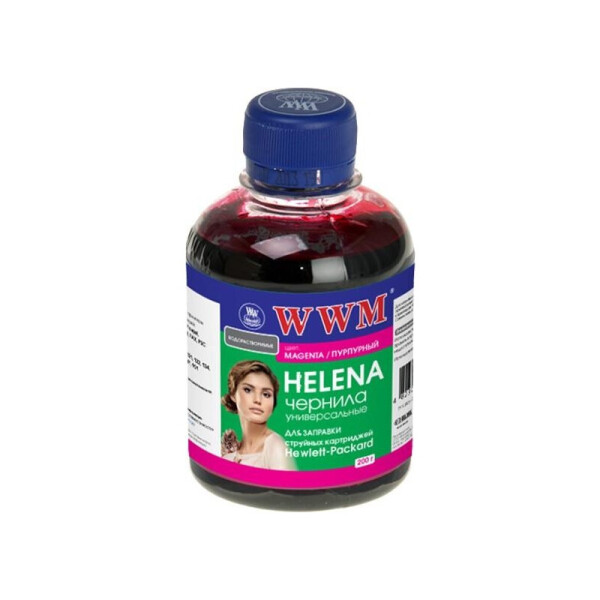 

Чернила WWM HELENA (HU/M) для HP 200г Magenta Водорастворимые универсальные