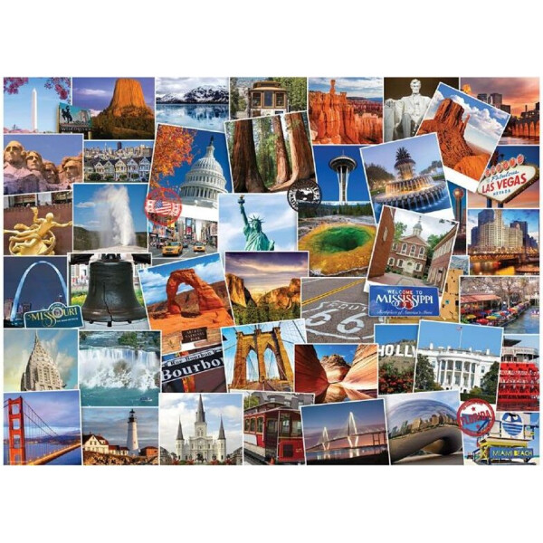 

Пазл Eurographics Дорогами США, 1000 элементов (6000-0750)