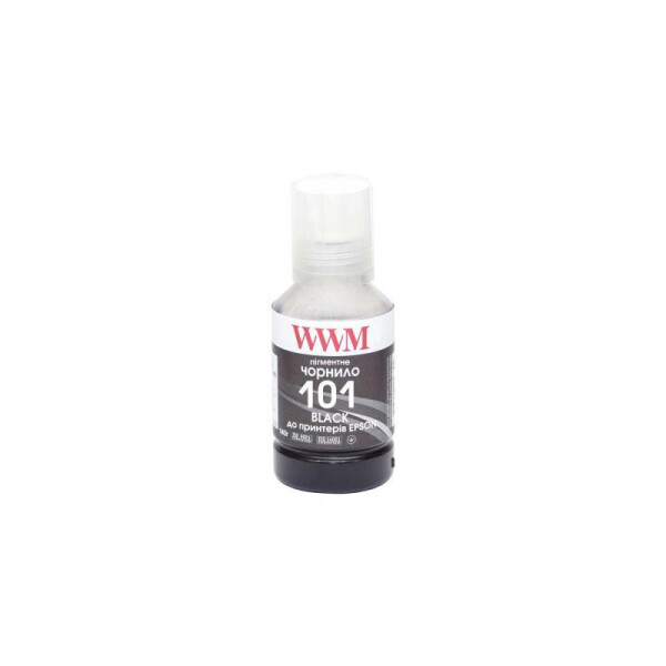 

Пигментные чернила для принтера WWM Чернила 101 для EPSON L4150/ 4160 140г Black Pigmented (E101BP)
