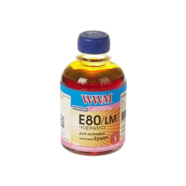 

Водорастворимые чернила WWM для принтера Epson L800 200г Light Magenta (E80/LM)