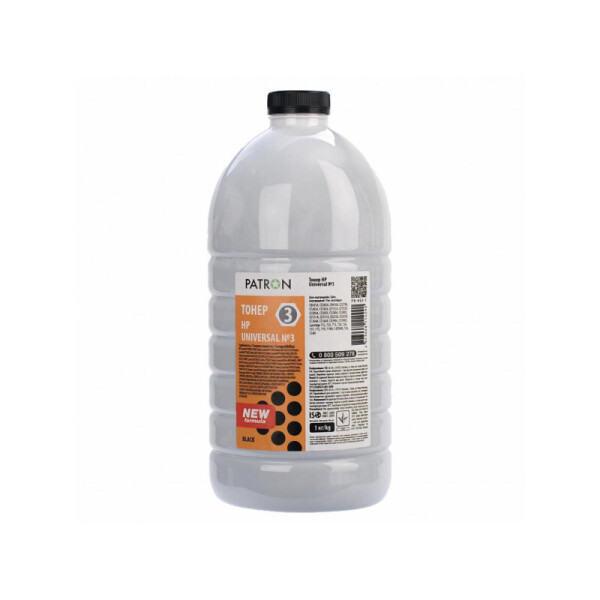

Тонер Patron HP LJ Universal №3 1кг (LJ P1005/P1505/P1102) (PN-HU3-1)