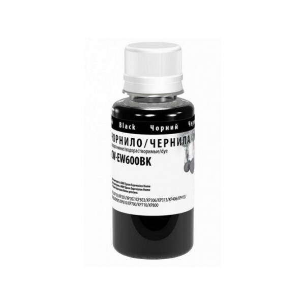 

Чернила ColorWay Epson XP103/600 100мл EW610BK Black (CW-EW610BK01)