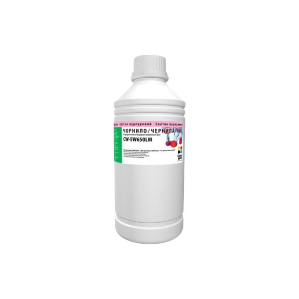 

Чернила ColorWay Epson TX650 Light Magenta, 1л (CW-EW650LM1) 65398