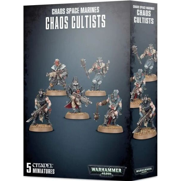 

Настольная игра Games Workshop Easy to Build: Chaos Space Marines Cultists Warhammer 40000 (99120102094)