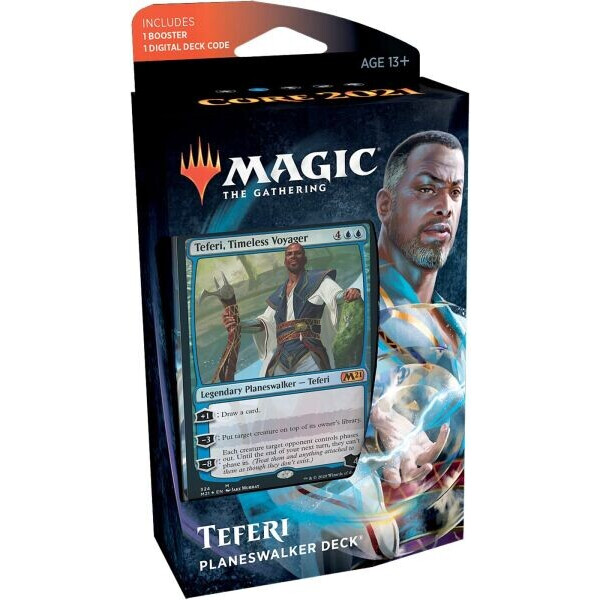 

Настольная игра Wizards of the Coast Колода Planeswalker Teferi Core Set 2021 АНГЛ Magic The Gathering
