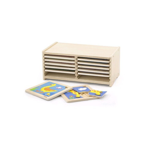 

Набор пазлов Viga Toys 12 штук (51428)