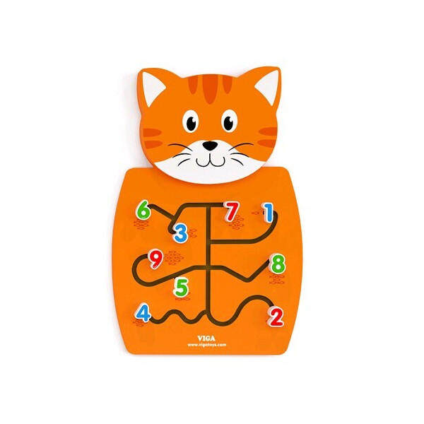 

Игрушка настенная Viga Toys "Кот с цифрами"