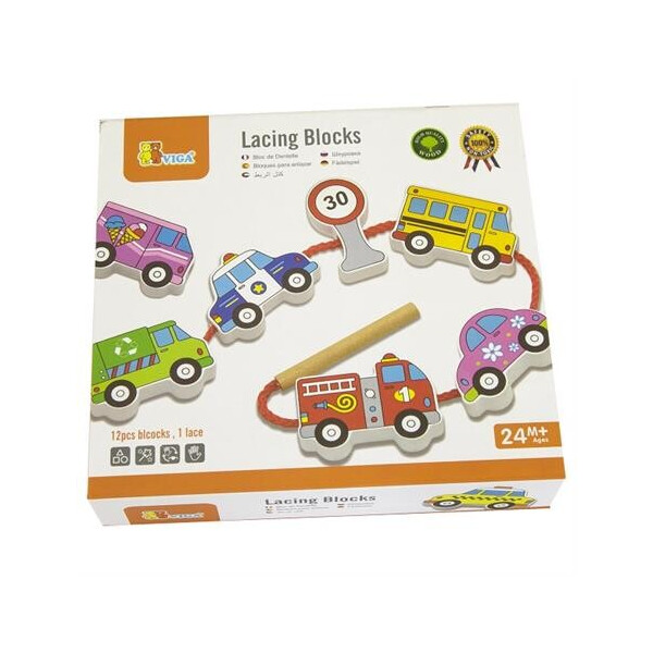 

Шнуровка Viga Toys "Автотранспорт"