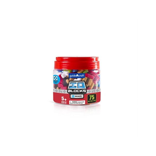

Конструктор Guidecraft IO Blocks Minis, 75 деталей (G9610)