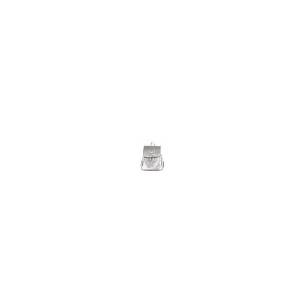 

Серебряный кожаный рюкзак на завязках Paris (paris-silver)