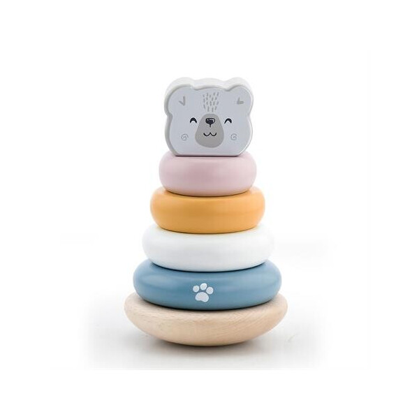 

Пирамидка Viga Toys PolarB Белый медведь (44005)