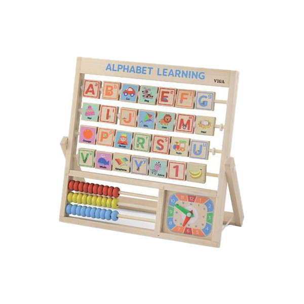 

Набор для обучения Viga Toys Алфавит и часы (50033)