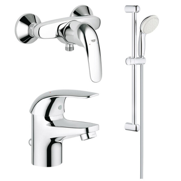 

Набор смесителей для душа 3 в 1 Grohe Euroeco 123232S