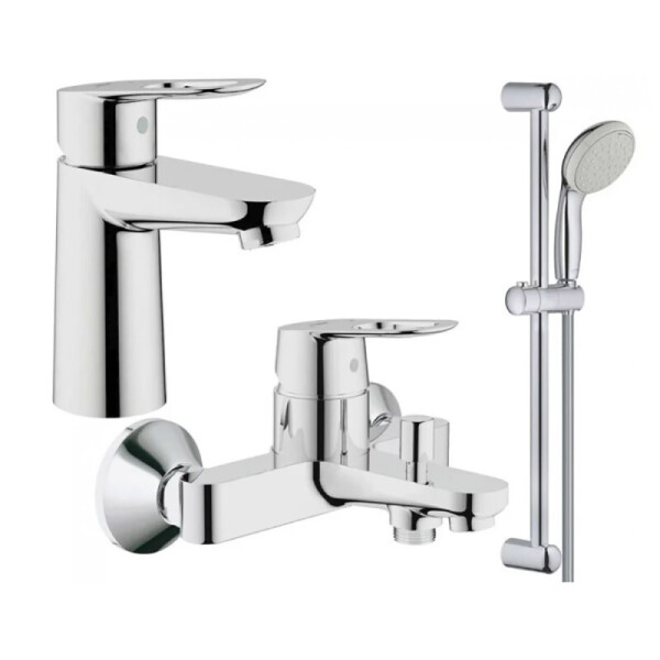 

Набор смесителей для умывальника, ванны и душевая стойка S-Size Grohe BauLoop 123214S