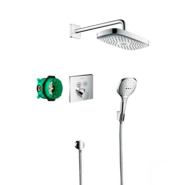 

Набор душевой системы скрытого монтажа с термостатом Hansgrohe Raindance Select E 27296000