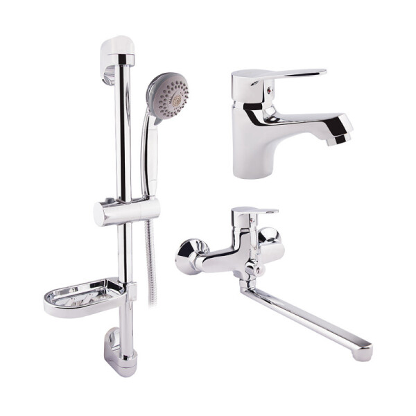 

Набор смесителей и душевая стойка 3 в 1 Potato P9001