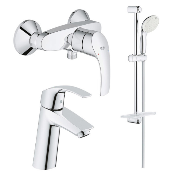 

Набор смесителей для ванной комнаты 3 в 1 Grohe Eurosmart 123244M (23324001+33555002+27926001)
