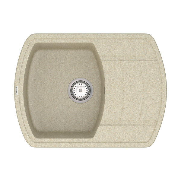 

Кухонная мойка VANKOR Norton NMP 02.67 Beige + сифон VANKOR