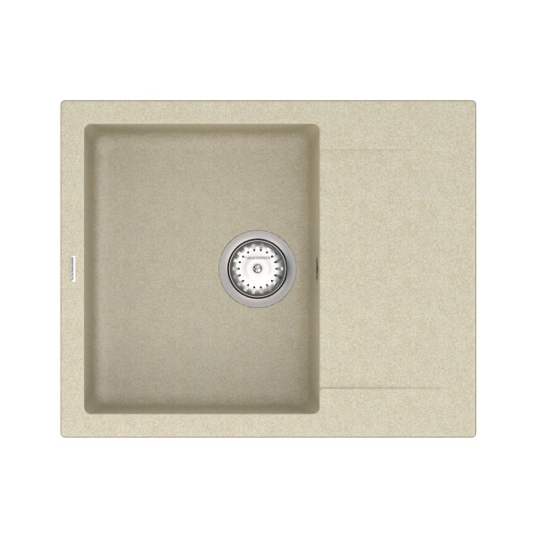 

Кухонная мойка VANKOR Orman OMP 02.61 Beige + сифон VANKOR