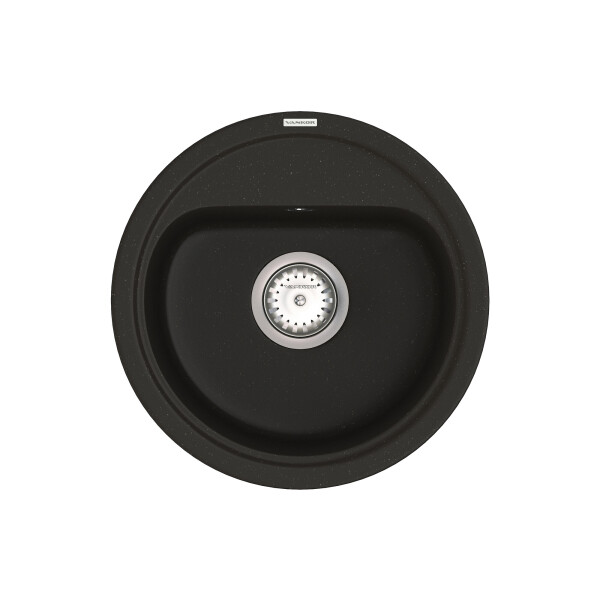 

Кухонная мойка VANKOR Lira LMR 01.44 Black + сифон VANKOR