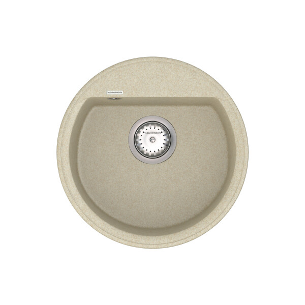 

Кухонная мойка VANKOR Easy EMR 01.45 Beige + сифон VANKOR