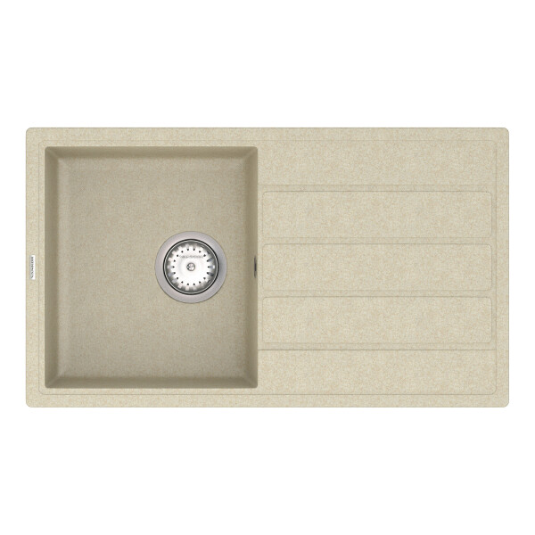 

Кухонная мойка VANKOR Easy EMP 02.76 Beige + сифон VANKOR
