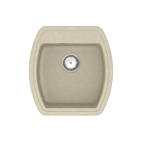 

Кухонная мойка VANKOR Norton NMP 01.48 Beige + сифон VANKOR