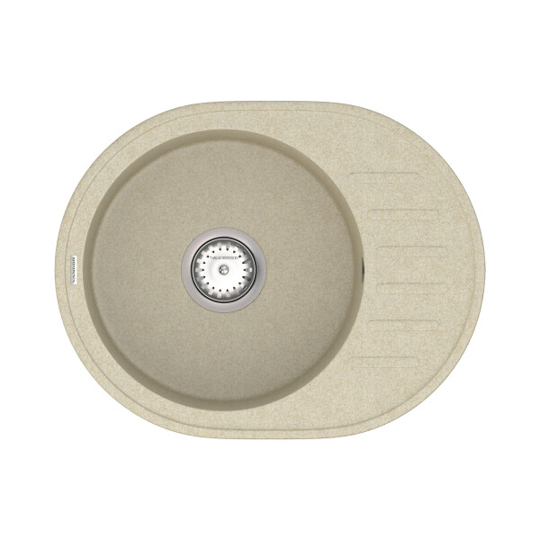 

Кухонная мойка VANKOR Lira LMO 02.57 Beige + сифон VANKOR