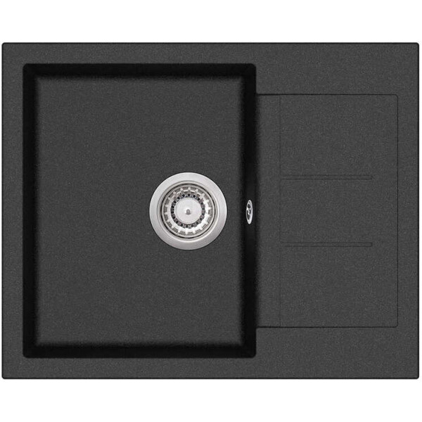 

Кухонная мойка AquaSanita Tesa SQT102 -601 Black metallic (4803)