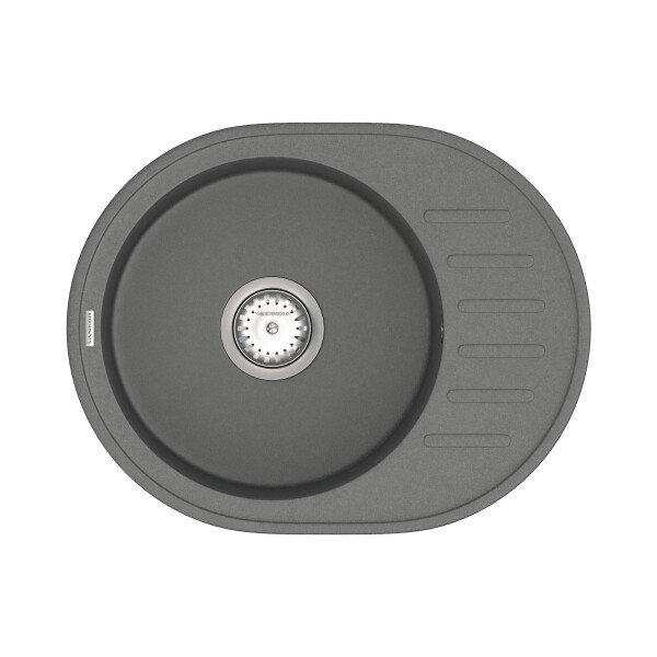 

Кухонная мойка VANKOR Lira LMO 02.57 Gray + сифон VANKOR