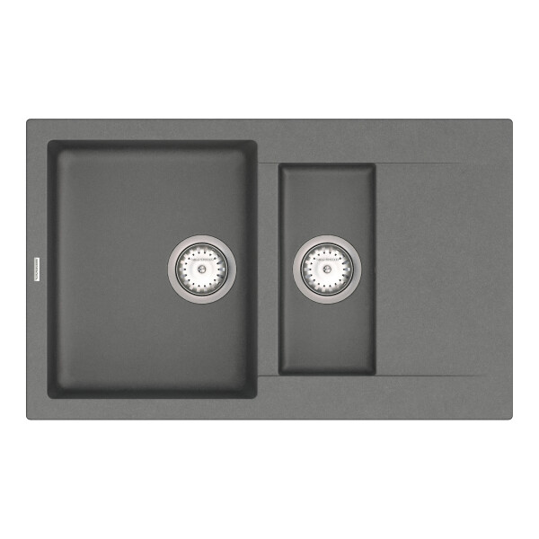 

Кухонная мойка VANKOR Orman OMP 04.80 Gray + сифон VANKOR