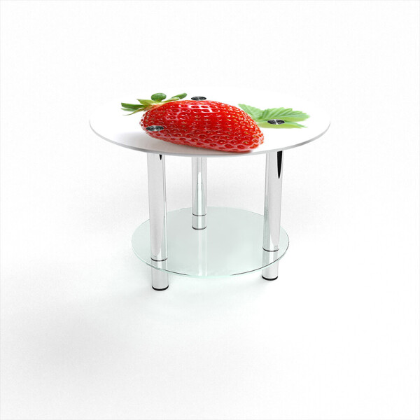 

Стол журнальный БЦ-стол Круглый с полкой Sweet berry (700 x 700 x 500)