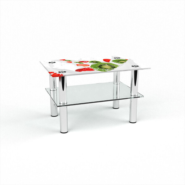 

Стол журнальный БЦ-стол Прямоугольный с полкой Fruit&Milk (450 x 650 x 450)