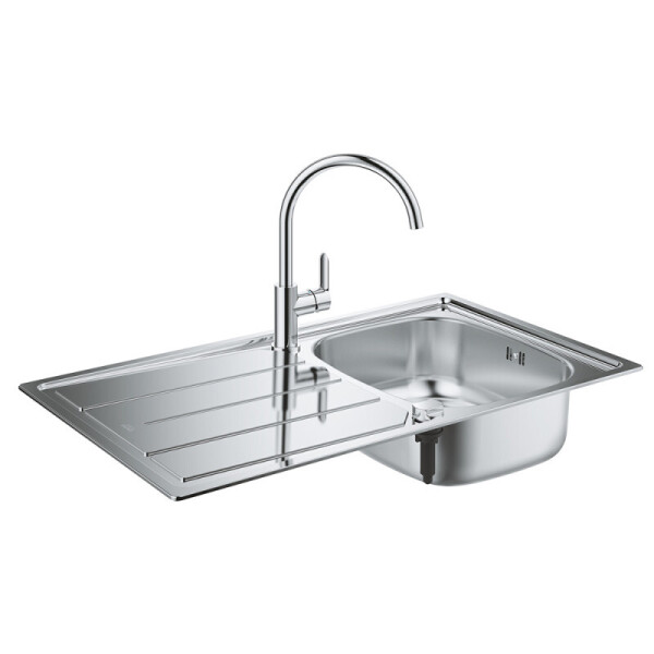

Набор кухонная мойка Grohe EX Sink 31562SD0 K200 и смеситель BauEdge 31367000
