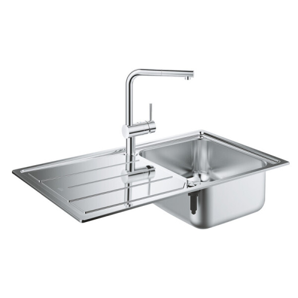 

Набор кухонная мойка Grohe EX Sink 31573SD0 K500 и смеситель Minta 32168000