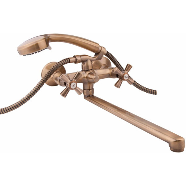 

Смеситель для ванны Q-tap Liberty ANT 140, QTLIBANT140