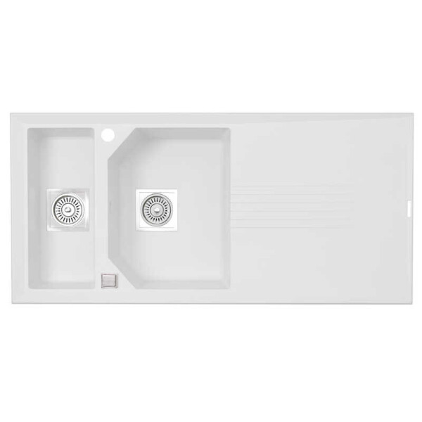 

Кухонная мойка Longran HELIX 1.5B Opal White (LM2320)