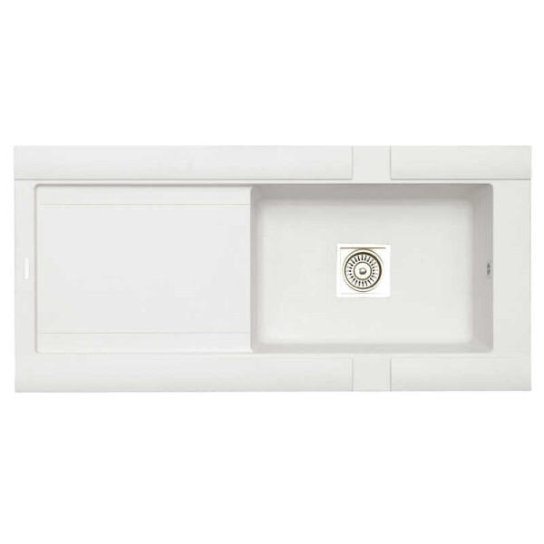 

Кухонная мойка Longran GEO 1.0B Opal White (LM2309)