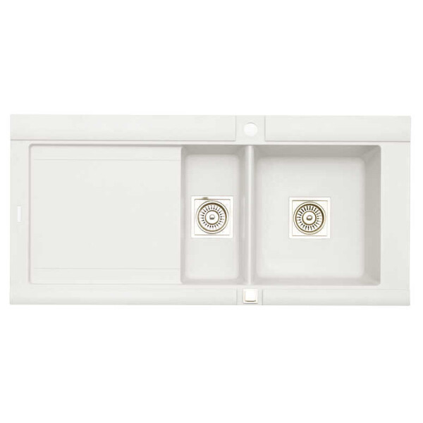 

Кухонная мойка Longran GEO 1.5B Opal White R (LM2312)