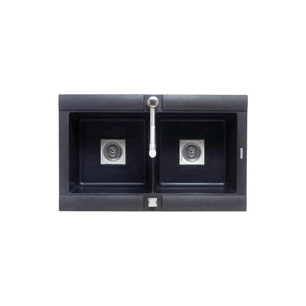 

Кухонная мойка Longran GEO 2.0B Volcano Black (LM2141)