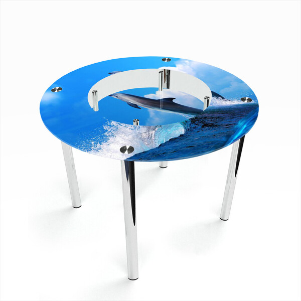 

Стол БЦ-стол Круглый с полкой Dolphin Эко (700 x 700 x 750)