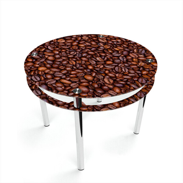 

Стол БЦ-стол Круглый с проходящей полкой Coffee aroma (1100 x 1100 x 750)