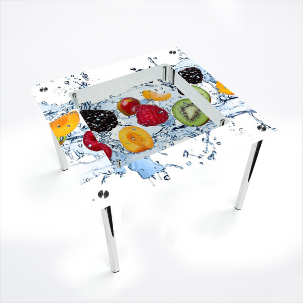 

Стол БЦ-стол Квадратный с полкой Berry Mix (1100 x 1100 x 750)