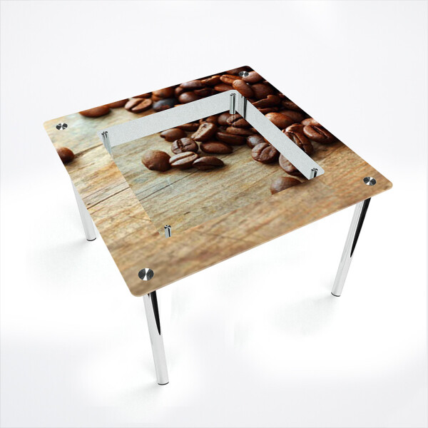 

Стол БЦ-стол Квадратный с полкой Coffee Эко (700 x 700 x 750)